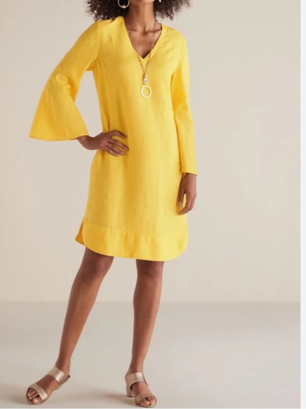 Soft Surroundings Milano Linen Dress